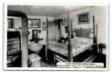 Postcard James Fenimore Cooper Room, Walker Tavern, Brooklyn MI D127 picture