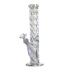 12.5 inch Iridescent Glass Bong  picture