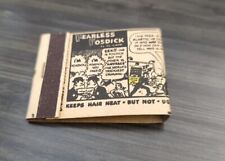Vintage 1954 Fearless Fosdick Al Capp Comic Strip Full Matchbook Cover Unstruck picture