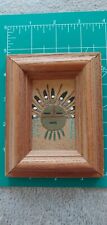 Vintage Fred Harvey Trading Co. Native American Sand Art picture