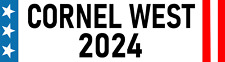 Cornel West 2024 Sticker West for President Bumper Sticker Elect Cornel West picture