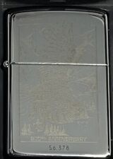 ZIPPO 1994 AMERICAN EAGLE 200TH ANNIVERSARY CHROME LIGHTER SEALED  IN BOX B208 picture