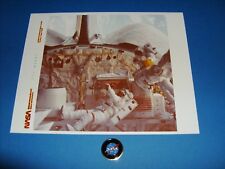 NASA 41-G SPACE SHUTTLE CHALLENGER ONBOARD SCENE 1984 SERIAL # PHOTO picture