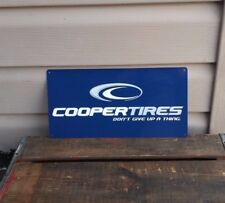 COOPER TIRES Metal Sign Advertising Repair Shop Logo Mechanic Garage 6x12 50085 picture