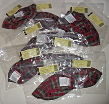 10 Longaberger 2010 Little Falling Snow Basket Fabric Liners in Plaid #23882293 picture
