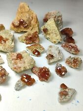 Hessonite Garnet Gemmy Crystals/Specimens With Good Luster & Nice Terminations. picture