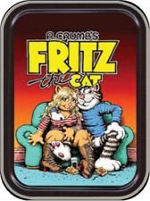 Fritz the Cat - R. Crumb Stash Tin Storage Container 4.37