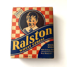 Vintage RALSTON Wheat Cereal Sample Box ~ Ralston Purina ~ St Louis MO picture
