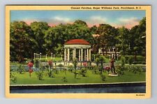 Providence, RI-Rhode Island, Concert Pavilion Antique, Vintage Souvenir Postcard picture