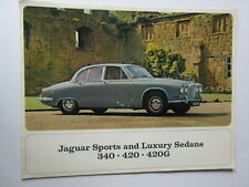 Jaguar 1968 Jaguar Sports Luxury Sedans 340 420 420G 11