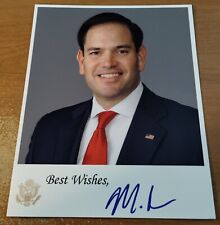 Marco Rubio - US Senator - Florida - Promo Signed Autograph Color Photo picture