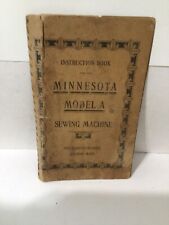 Instruction Book for Minnesota Model A Sewing Machine picture