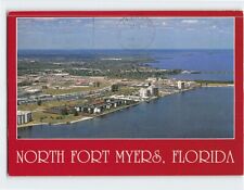 Postcard Aerial view North Fort Myers Florida USA picture