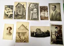 Real Photo Postcards & Photo Lot 9 Old Homestead Real People RPC picture
