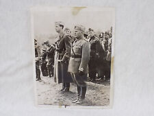 Original 1940 Press Photo: Italian Fascist Mussolini Visits Army of the Po picture