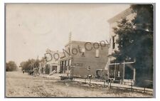 RPPC Main Street Stores BRISTOL IN Indiana Vintage Real Photo Postcard 2 picture