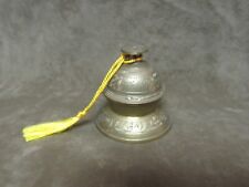 Circa 1960's Made in India Smaller sized Elephant Bell with Stand Solid Brass picture