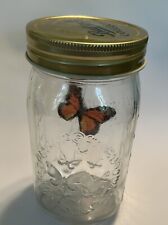 Gemmy Butterfly Collection Interactive Fluttering Monarch Butterfly in Mason Jar picture