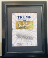 Donald Trump Autographed Signed Bill MAGA W/ Certificate Of Authenticity Notaty picture