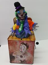 Atico Scary Creepy Evil Clown Jack in the Box Works Talks picture
