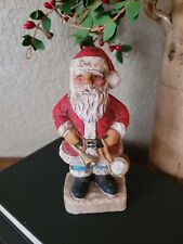 Vintage Santa, Molded Foam Resin, Hand-Painted, Unique, Rare 6