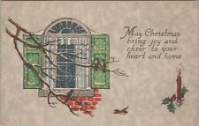 May Christmas Bring Joy And Cheer To Your Heart Divided Back Vintage Post Card picture