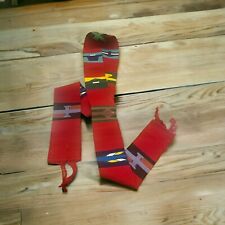 Handmade Totem in Crimson Cotton Table Runner Made in Guatemala 86”x4” picture