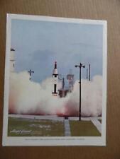 c.1960 AEROJET Navy Polaris FBM Launching from Cape Canaveral Poster Vintage picture