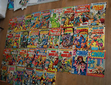 HUGE Marvel Comics Lot of 33 iss Conan Hercules Logan Bronze Age Comic picture