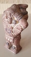 Vtg Aztec Maya Inca South America Tribal Art Clay Terracotta Figurine 5.75