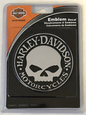Harley-Davidson Injection Molded Plastic Willie G Skull Emblem NEW picture