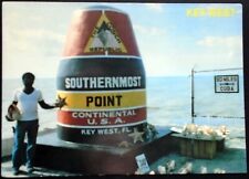 1960s+ Al Kee Conch Seller, Southernmost Point in USA, Key West Florida 4x6 Card picture