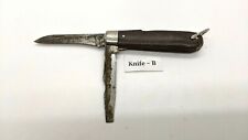 Vintage Imperial Prov RI USA Electrician's Folding Pocket Knife Lineman Flathead picture