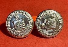 A SCARCE PAIR OF VINTAGE MANCHESTER CORPORATION WATER WORKS UNIFORM BUTTONS picture