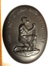 Wedgwood Anti-Slavery medallion, black, Am I Not a Man and a Brother? picture