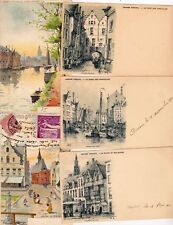 BELGIUM 77  Vintage Litho Postcards pre-1910 (L2914) picture