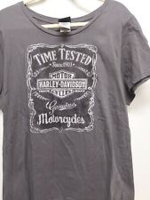 1x Time Tested Harley Davidson Gray Tshirt picture