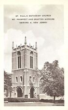 Vintage Postcard  St. Paul's Methodist Church Mt. Prospect Newark New Jersey NJ picture