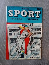 1947 True Sport Picture Stories Vol 4, No 1; VG+/F; Street & Smith's; Baseball picture