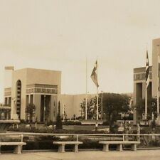 Esplanade Court Statues Centennial 1936 Dallas Texas Expo Photo Stereoview S132 picture
