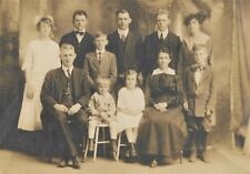 Antique Photo Family Portrait Pennsylvania Aunt Lizzie & Husband & Children picture