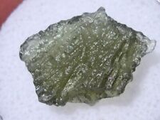 4.67 carats 14mm MOLDAVITE from Czech Republic from impact with a COA picture