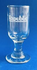 Republic Airlines Footed Liqueur Glass picture