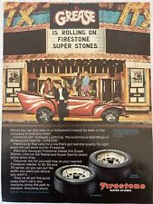1976 Firestone Tire Print Ad - S/S Radial Super Stones Grease picture