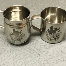 2 Wild Bill's Olde Fashioned Soda Pop Co Stainless Steel Mugs 2015/2016 picture