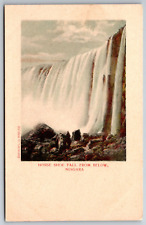 Horseshoe Falls from Below Niagara Falls New York Germany Made Unused Postcard picture
