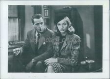 1944 Actors Humphrey Bogart and Lauren Bacall Original News Service Photo picture