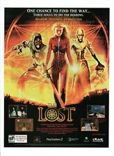 The Lost PS2 XBOX 2002 Game Print Ad - Three Souls To Do The Bidding Horror RPG picture