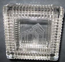 1994 Hotel Fort Des Moines Glass Trinket Jar Box 75th Anniversary picture