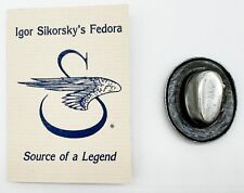 Igor Sikorsky's Fedora Source of a Legend Pewter 1 3/8